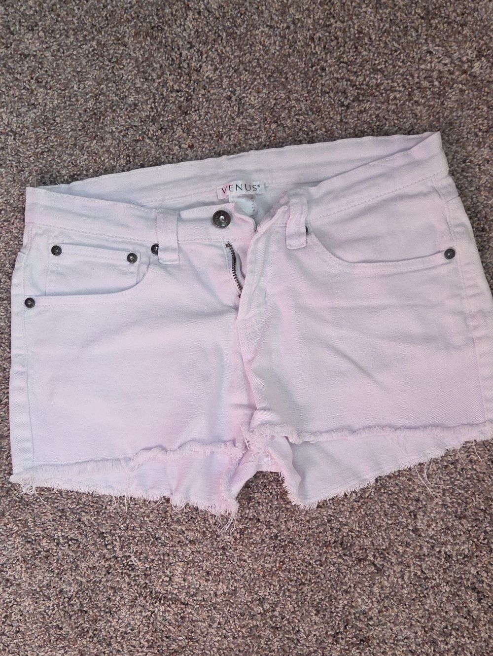 VENUS White Denim Cutoff Shorts Women's Size 6